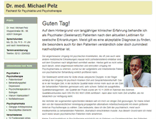 Tablet Screenshot of dr-michael-pelz.de